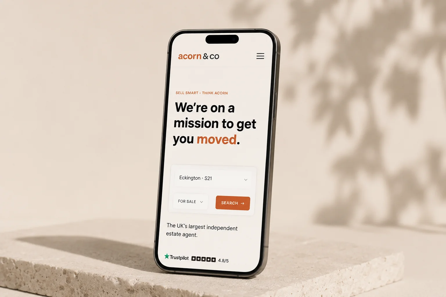 acorn mobile app — your next move starts locally