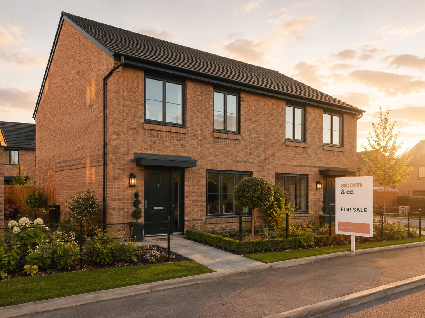 Crystal Peaks Rise — grey-clad mews-style new build